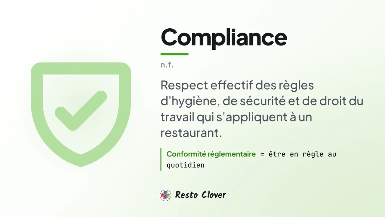 Compliance : d&eacute;finition &middot; Resto Clover
