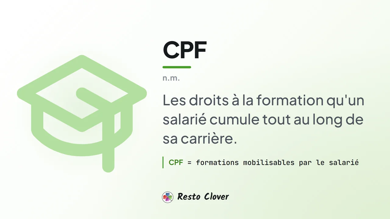 CPF : définition · Resto Clover
