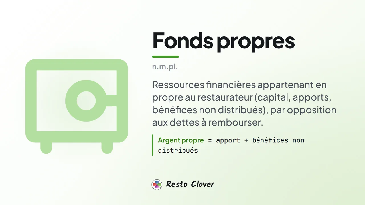Fonds propres : d&eacute;finition &middot; Resto Clover
