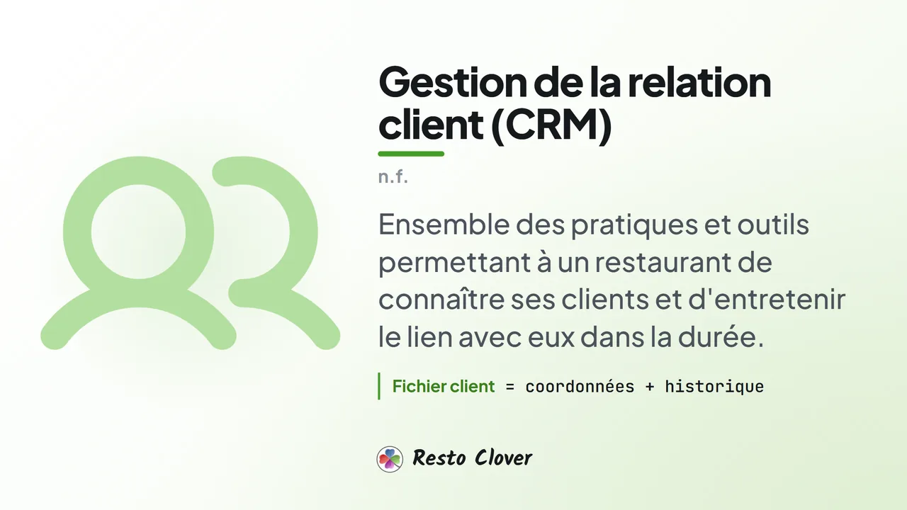 Gestion de la relation client (CRM) : d&eacute;finition &middot; Resto Clover