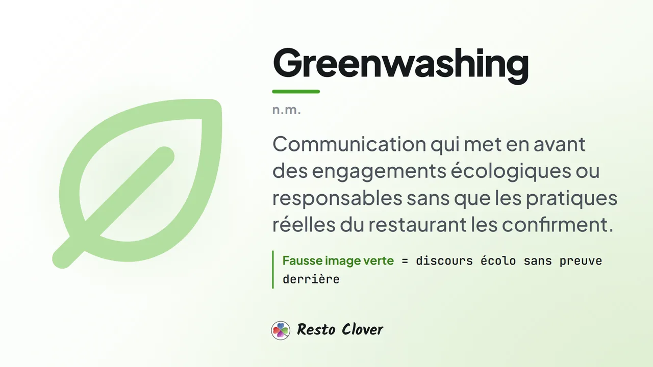 Greenwashing : d&eacute;finition &middot; Resto Clover