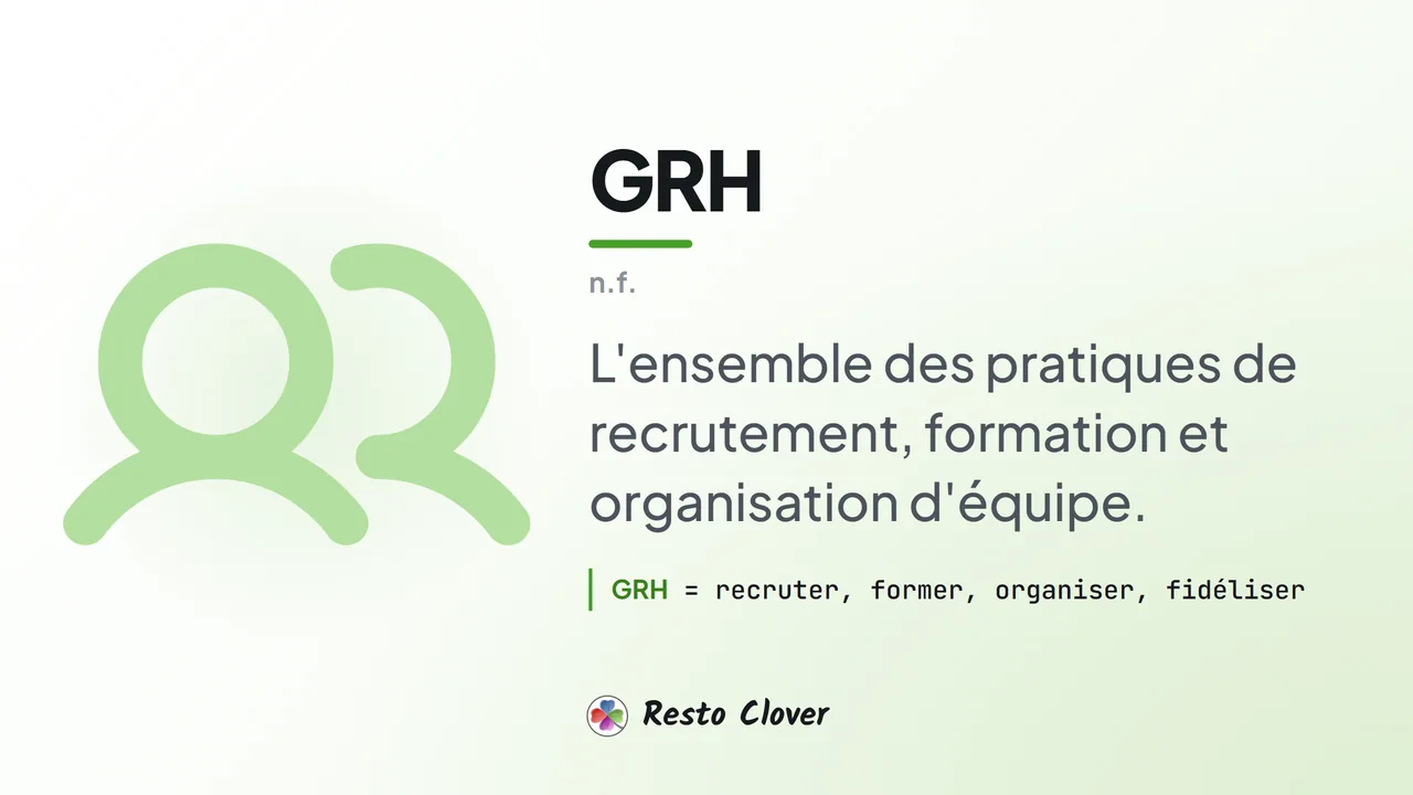 GRH : définition · Resto Clover