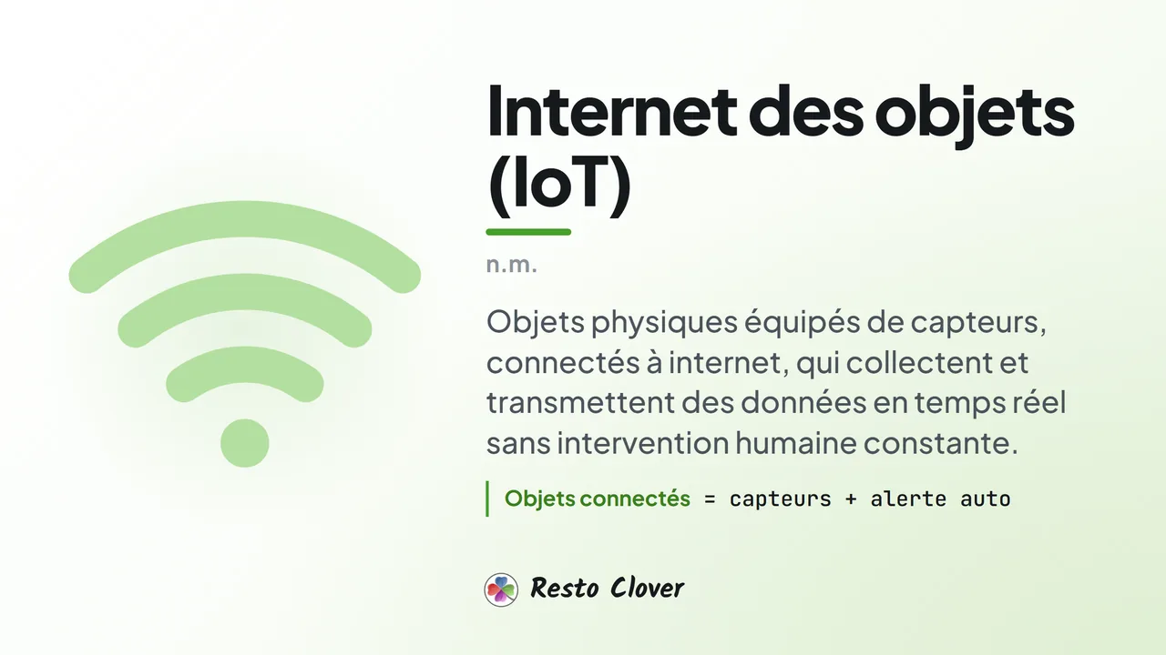 Internet des objets (IoT) : d&eacute;finition &middot; Resto Clover