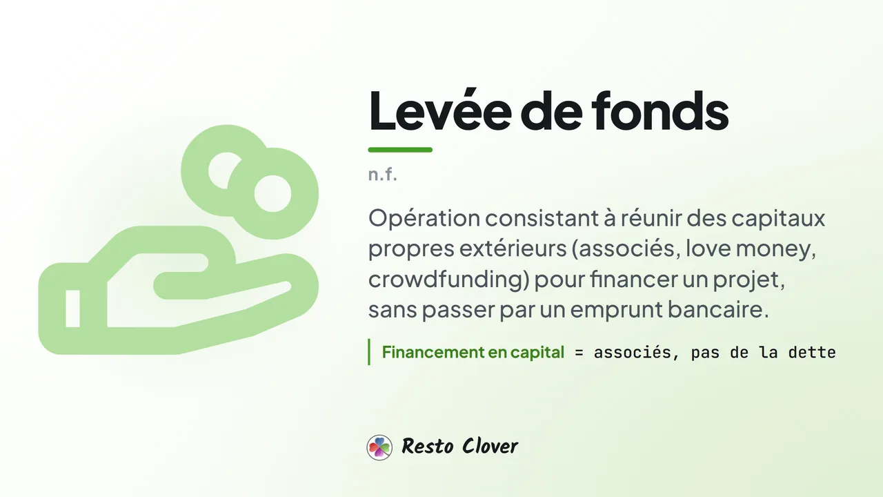 Levée de fonds : d&eacute;finition &middot; Resto Clover