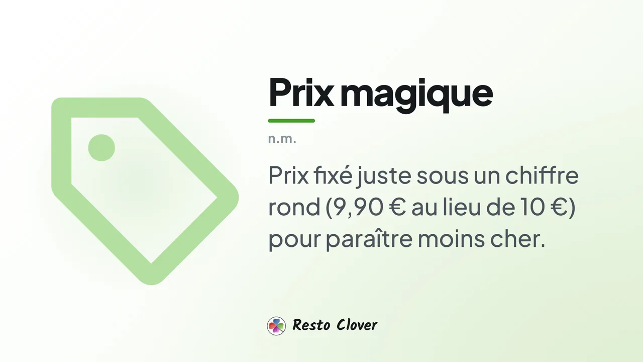 Prix magique : d&eacute;finition &middot; Resto Clover