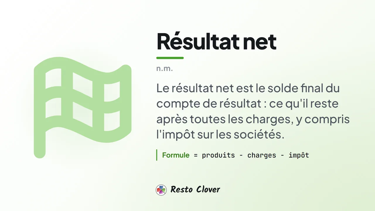 Résultat net : définition · Resto Clover