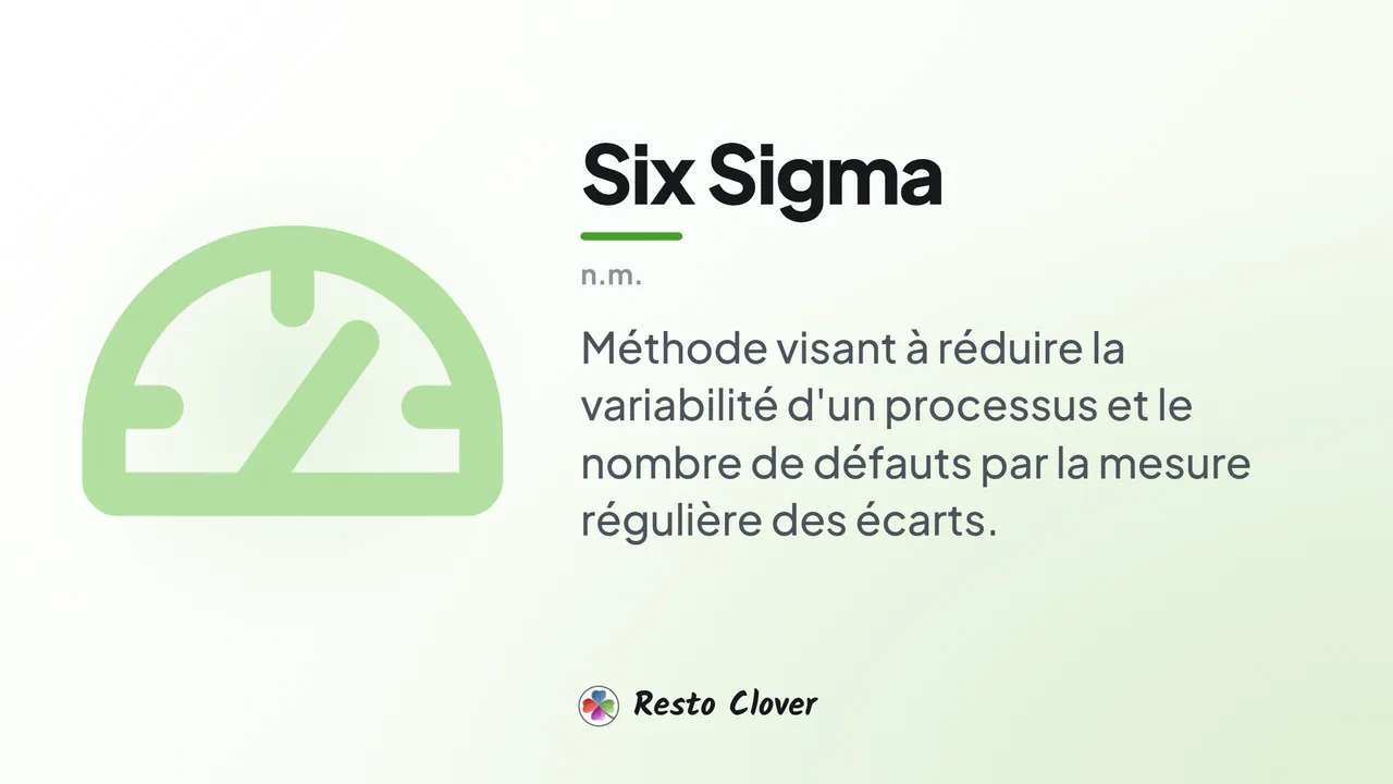 Six Sigma : d&eacute;finition &middot; Resto Clover
