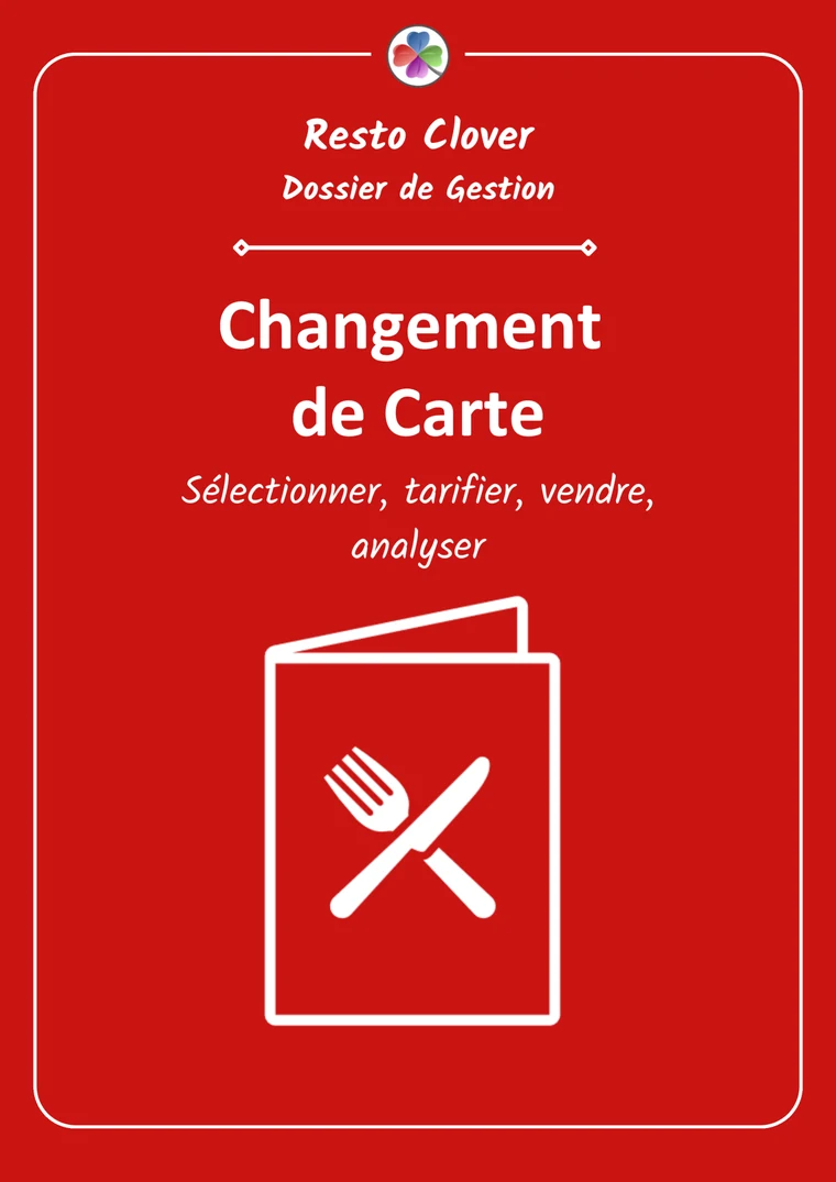 Couverture du dossier de gestion : changement de carte