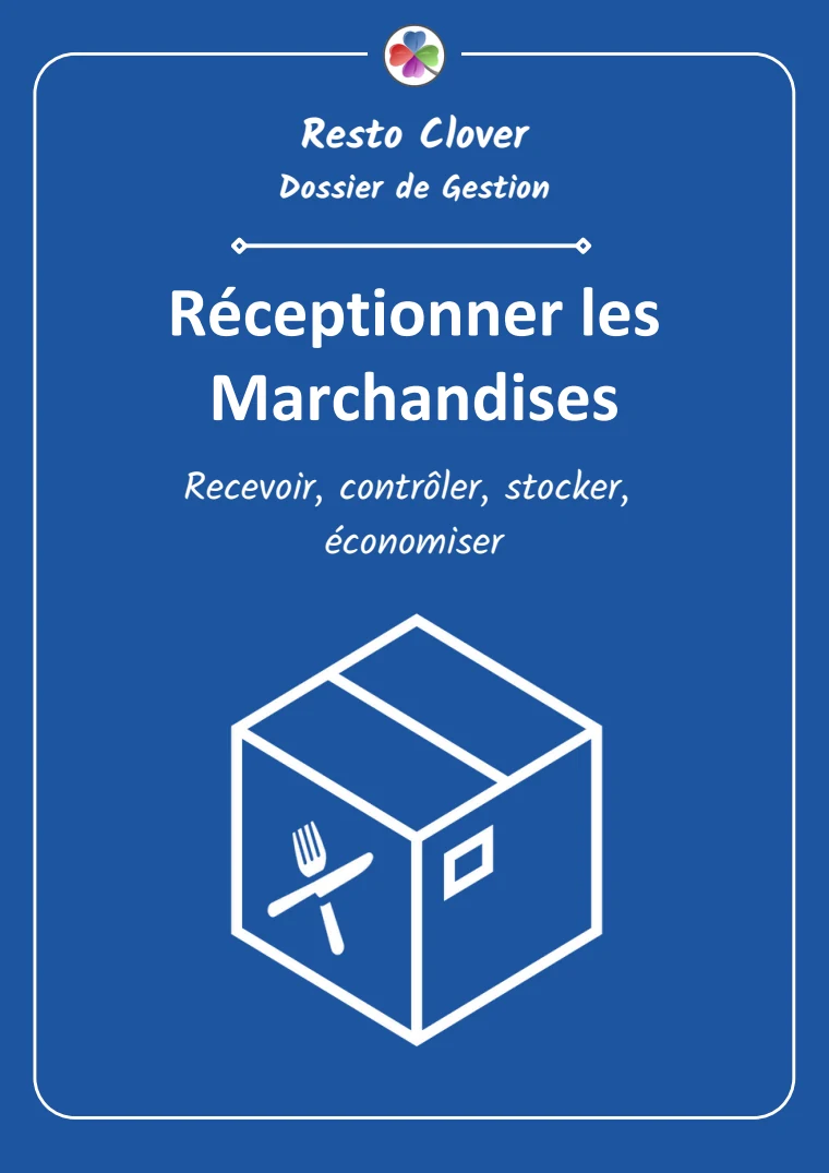 Couverture du dossier de gestion : la réception de marchandise
