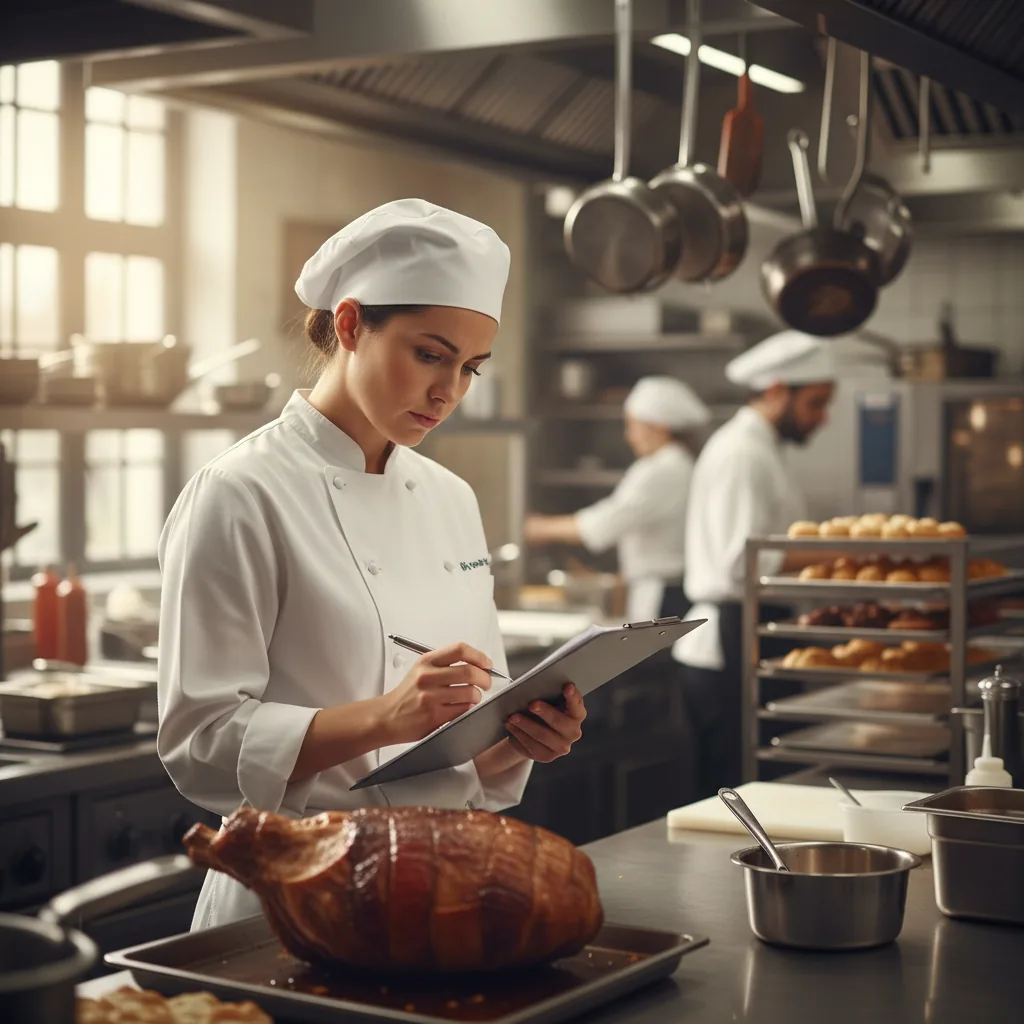 Équipe de cuisine formée aux bons réflexes de sécurité alimentaire